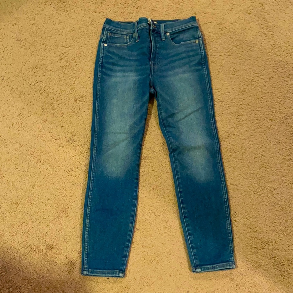 Madewell petite 10” high rise skinny Jean